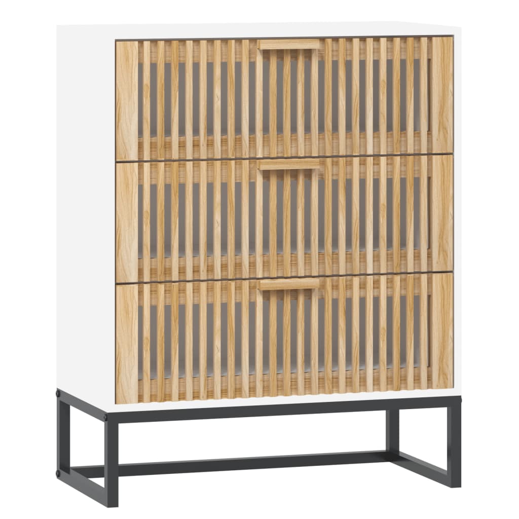 Credenza Bianca 60x30x75 cm in Legno Multistrato 352112