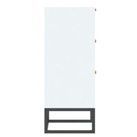 Credenza Bianca 60x30x75 cm in Legno Multistrato 352112