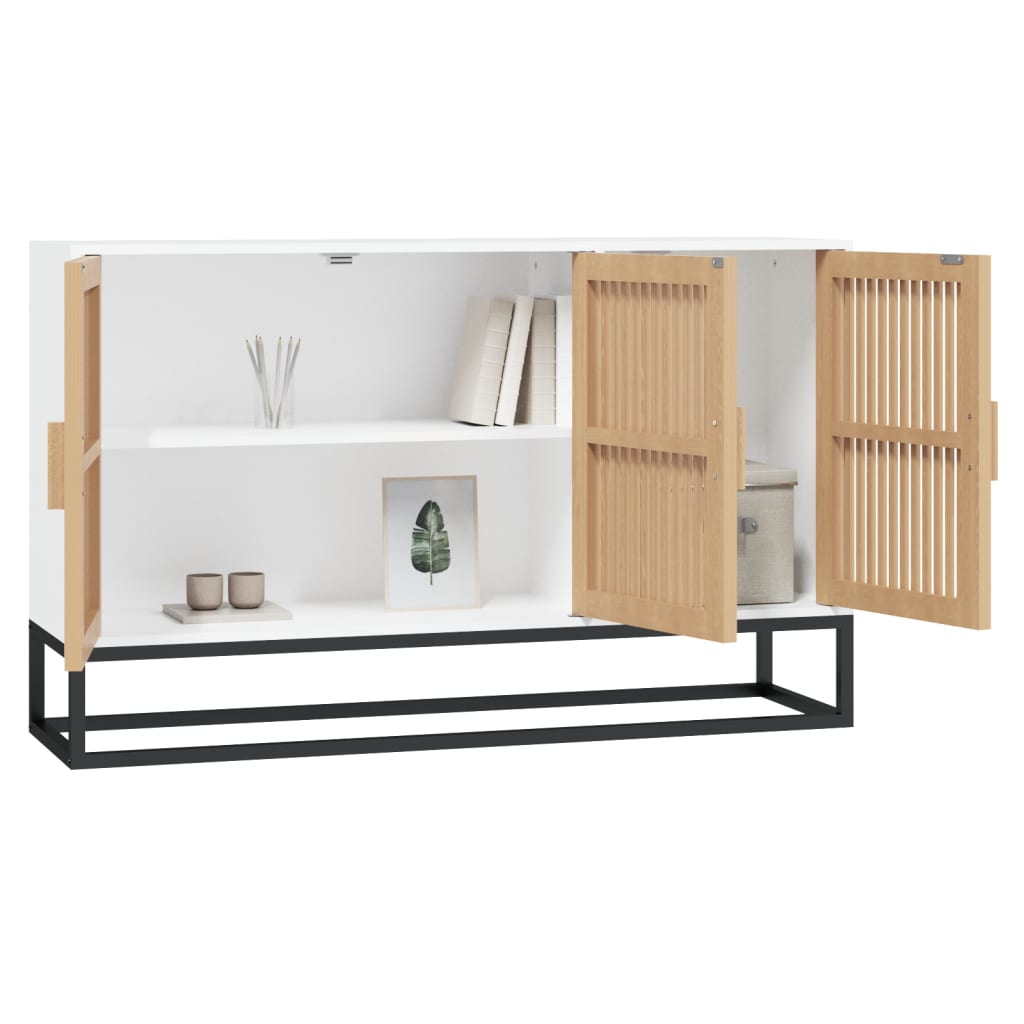 Credenza Bianca 105x30x65 cm in Legno Multistratocod mxl 78281