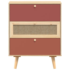 Credenza con Cassetti 60x30x75 cm in Legno Multistrato 352153