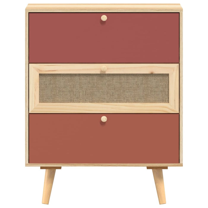 Credenza con Cassetti 60x30x75 cm in Legno Multistrato 352153