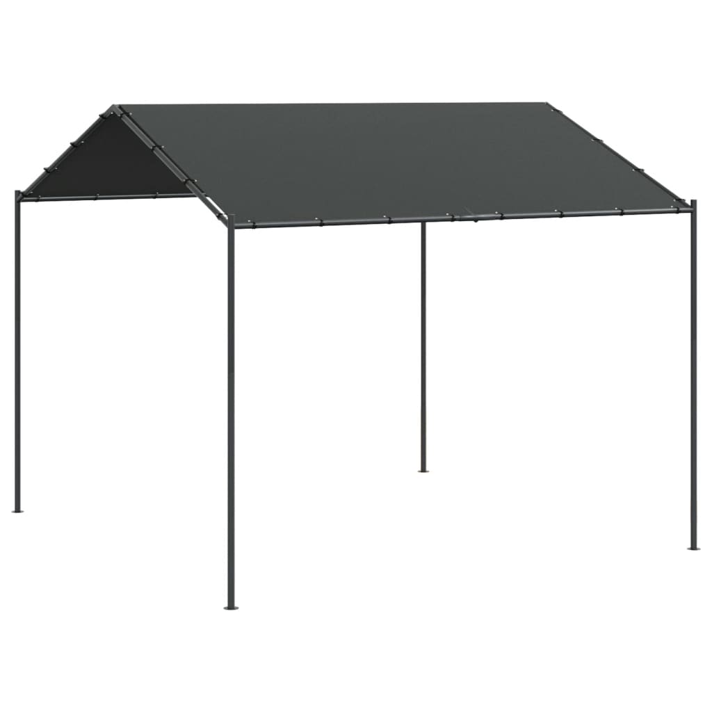 Tenda a Baldacchino Antracite 3x3 m in Acciaio e Tessuto 362450