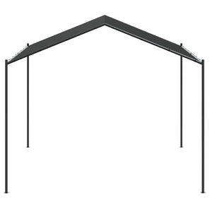 Tenda a Baldacchino Antracite 3x3 m in Acciaio e Tessuto 362450