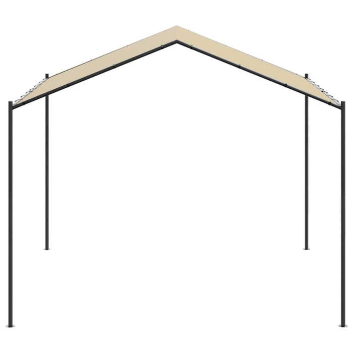 Tenda a Baldacchino Beige 3x3 m in Acciaio e Tessuto 362451