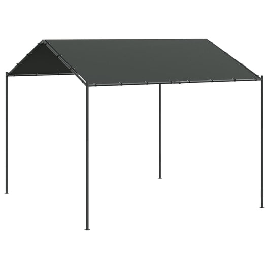 Tenda a Baldacchino Antracite 4x3 m in Acciaio e Tessuto 362453