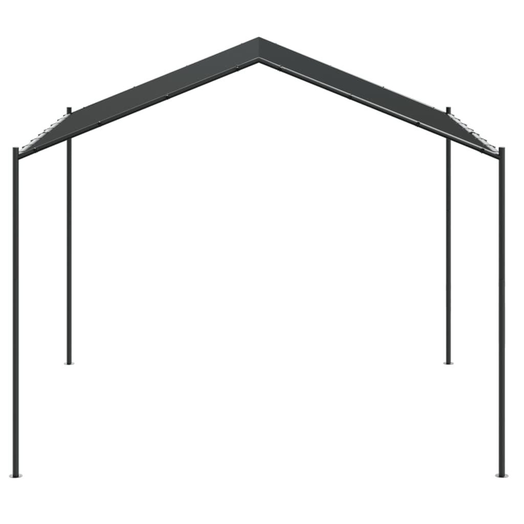 Tenda a Baldacchino Antracite 4x3 m in Acciaio e Tessuto 362453