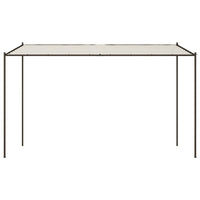 Gazebo Bianco 4x4 m 180 g/m² Tessuto e Acciaio 362464