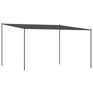 Gazebo Antracite 4x4 m 180 g/m² Tessuto e Acciaiocod mxl 93687