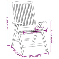 Set da Pranzo da Giardino 7 pz in Legno Massello di Teak 3154916