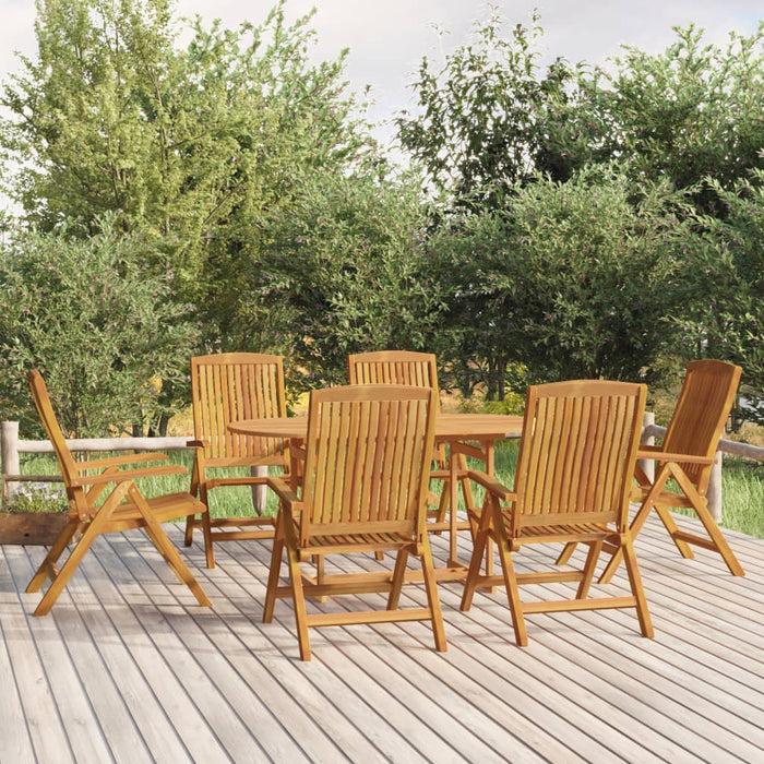 Set da Pranzo da Giardino 7 pz in Legno Massello di Teak 3154916