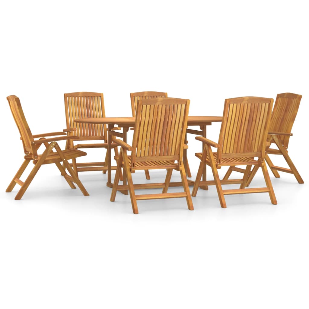 Set da Pranzo da Giardino 7 pz in Legno Massello di Teakcod mxl 70500