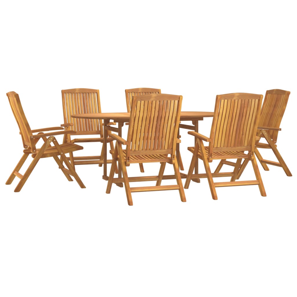 Set da Pranzo da Giardino 7 pz in Legno Massello di Teakcod mxl 70500