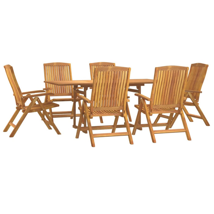 Set da Pranzo da Giardino 7 pz in Legno Massello di Teakcod mxl 118458