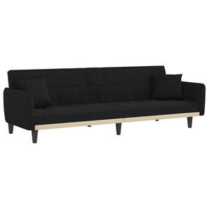 Divano Letto con Portabicchieri in Tessuto Nerocod mxl 71572