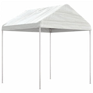 Gazebo con Tetto Bianco 2,28x2,23x2,69 m in Polietilenecod mxl 121330