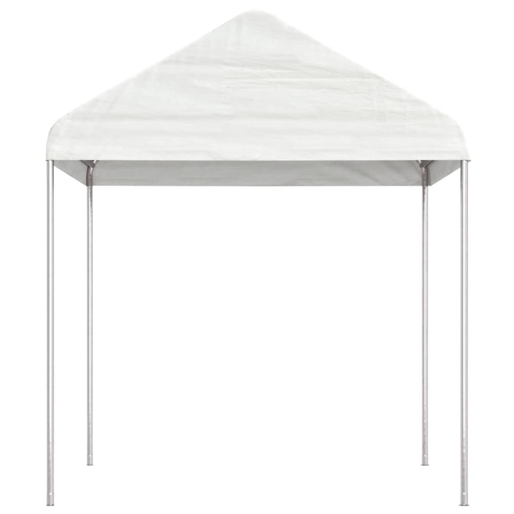 Gazebo con Tetto Bianco 2,28x2,23x2,69 m in Polietilenecod mxl 121330