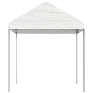 Gazebo con Tetto Bianco 2,28x2,23x2,69 m in Polietilenecod mxl 121330