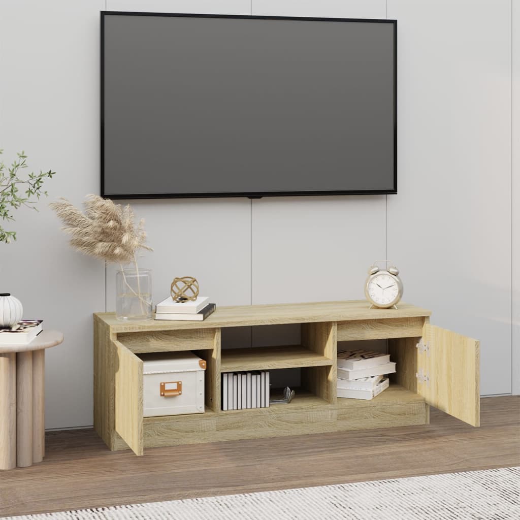 Mobile Porta TV con Anta Rovere Sonoma 102x30x36 cm cod mxl 18849