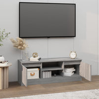 Mobile Porta TV con Anta Grigio Sonoma 102x30x36 cm 823356