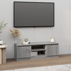 Mobile Porta TV con Anta Grigio Sonoma 102x30x36 cm cod mxl 18360