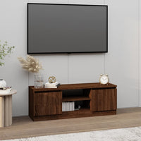 Mobile Porta TV con Anta Rovere Marrone 102x30x36 cm cod mxl 16653