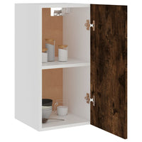 Mobile Pensile Rovere Fumo 29,5x31x60 cm in Legno Multistrato 826620