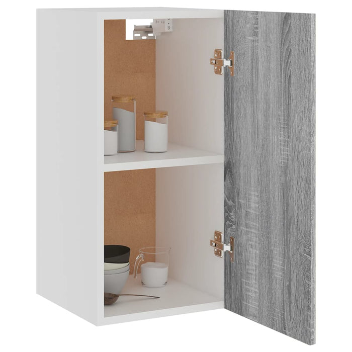 Mobile Pensile Grigio Sonoma 29,5x31x60 cm in Legno Multistrato 826621