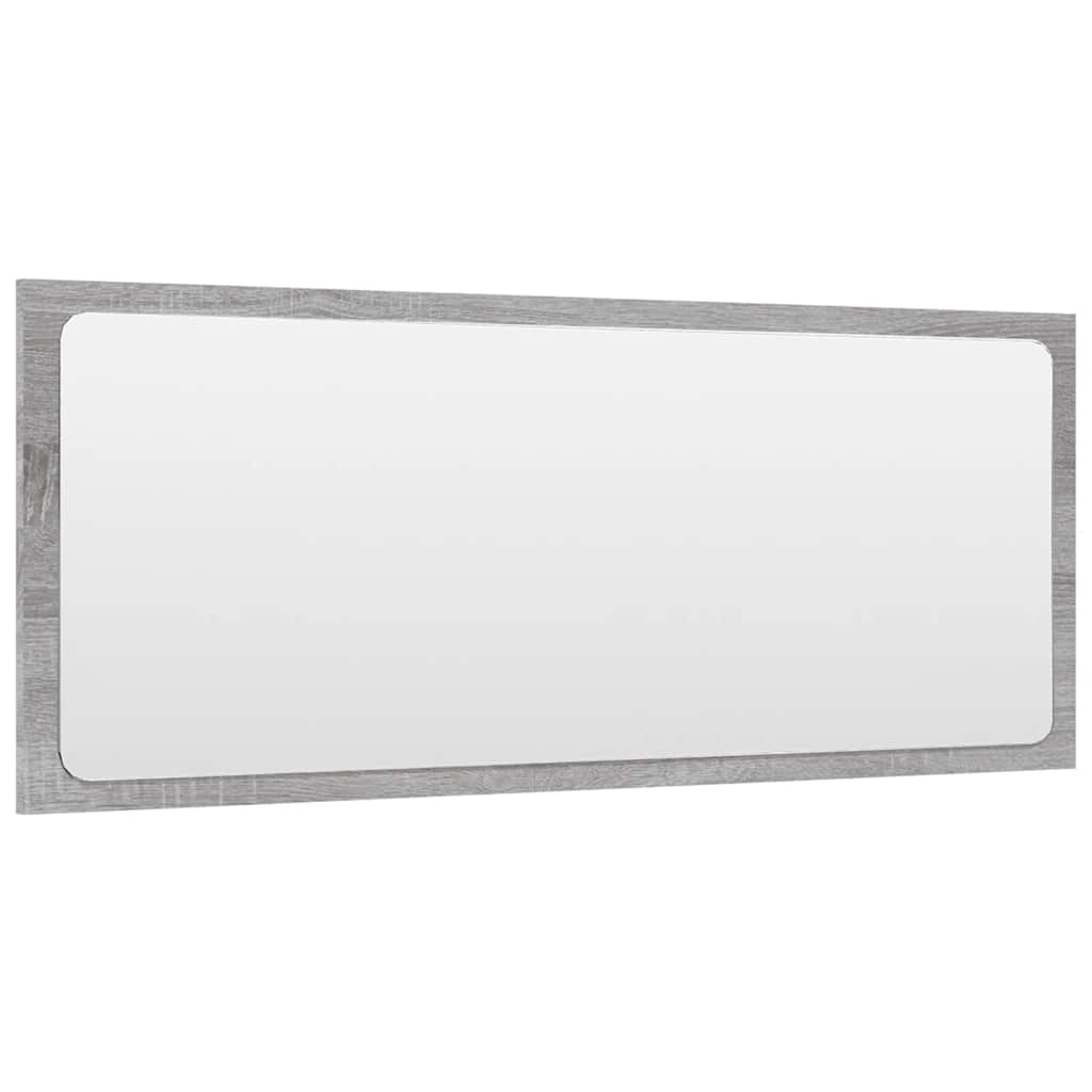 Set Mobili da Bagno 2 pz Grigio Sonoma in Legno Multistrato 826624