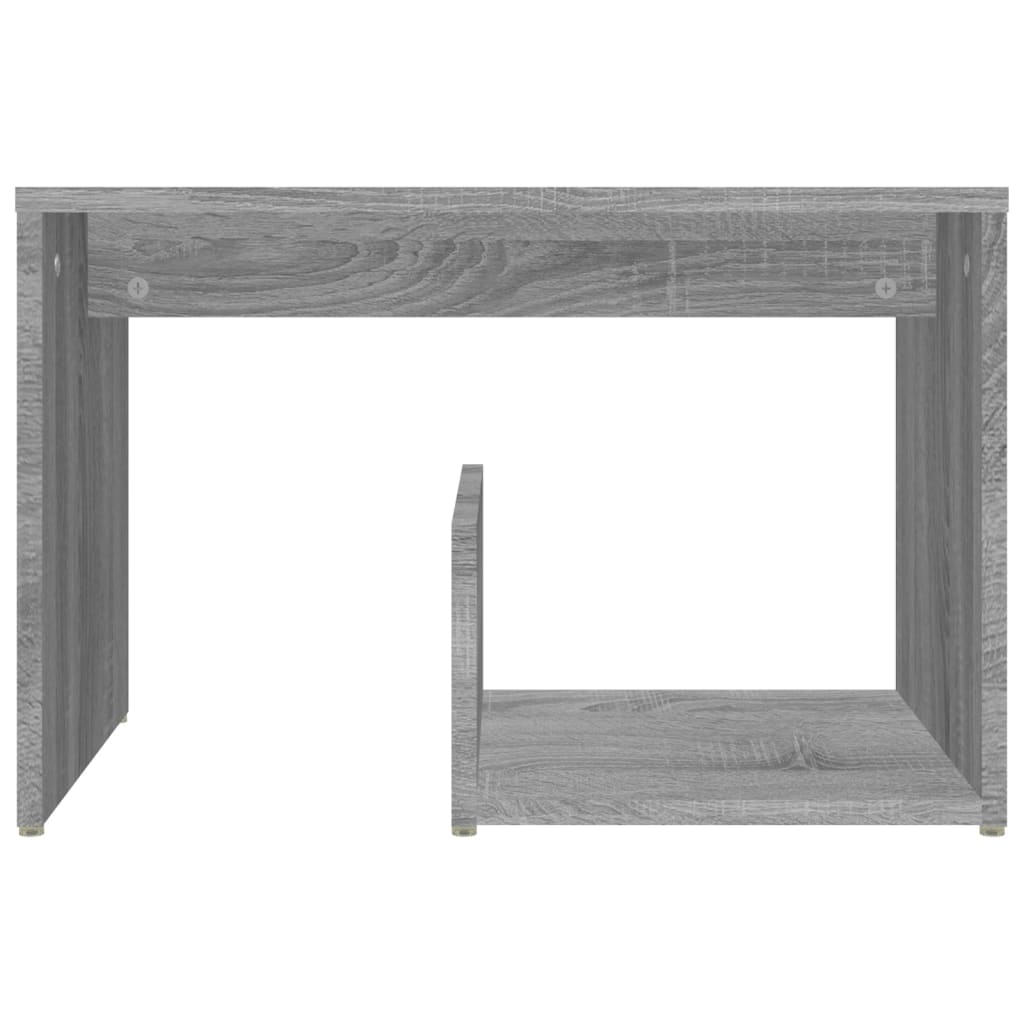 Tavolino Grigio Sonoma 59x36x38 cm in Legno Multistrato 826633