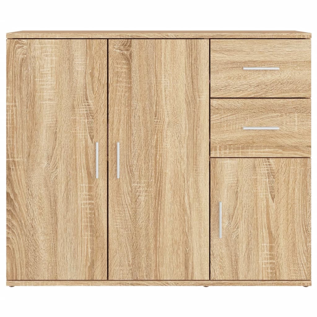 Credenza Rovere Sonoma 91x29,5x75 cm in Legno Multistrato 823272