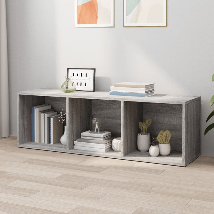 Libreria/Mobile TV Grigio Sonoma 36x30x114 cm Legno Multistrato 826656