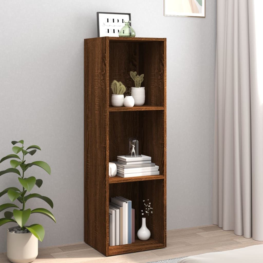 Libreria/Mobile TV Rovere Marrone 36x30x114cm Legno Multistrato 826657