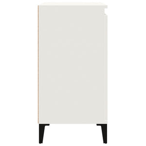 Comodino Bianco 40x35x70 cm in Legno Multistrato 819644