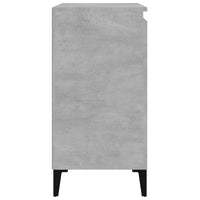 Comodini 2 pz Grigio Cemento 40x35x70 cm in Legno Multistrato 819653