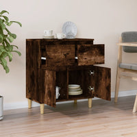 Credenza Rovere Fumo 60x35x70 cm in Legno Multistratocod mxl 127107