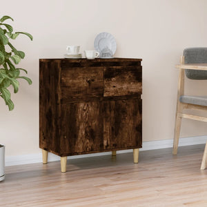 Credenza Rovere Fumo 60x35x70 cm in Legno Multistratocod mxl 127107