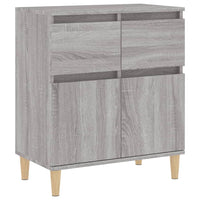 Credenza Grigio Sonoma 60x35x70 cm in Legno Multistrato 819682