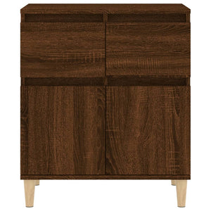 Credenza Rovere Marrone 60x35x70 cm in Legno Multistrato 819683