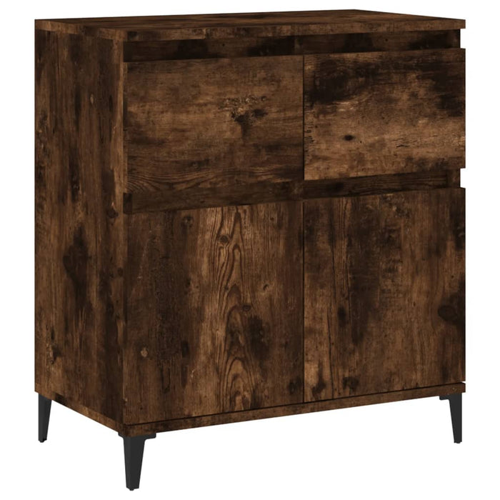 Credenza Rovere Fumo 60x35x70 cm in Legno Multistrato 819689