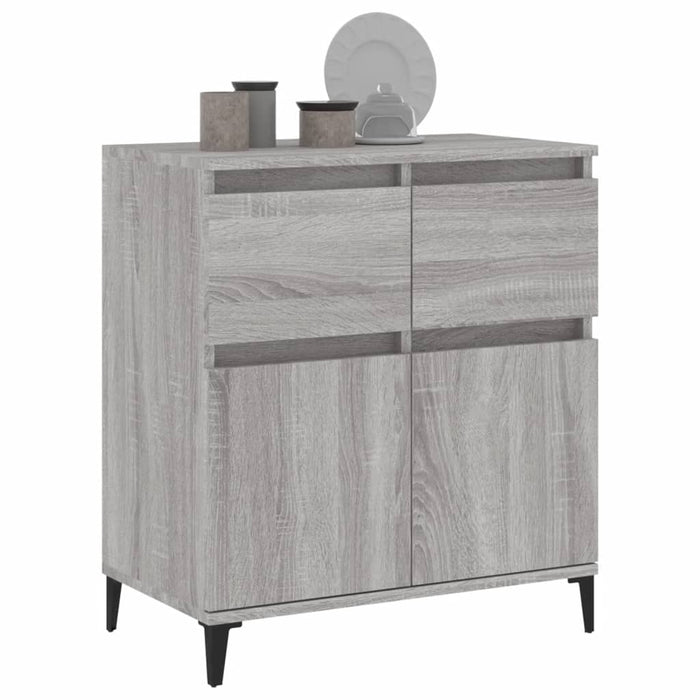 Credenza Grigio Sonoma 60x35x70 cm in Legno Multistrato 819690