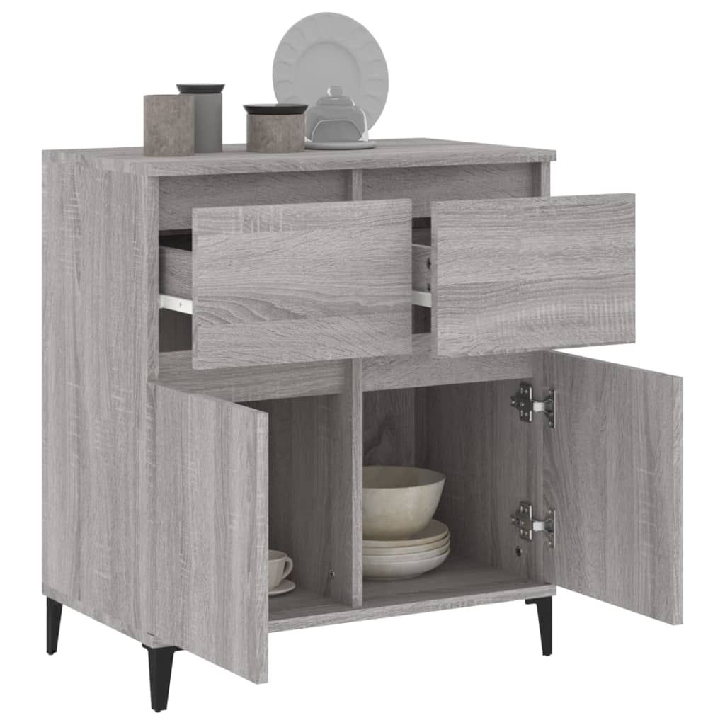 Credenza Grigio Sonoma 60x35x70 cm in Legno Multistrato 819690