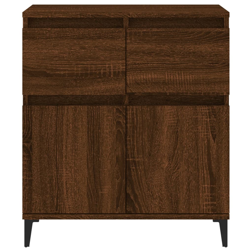 Credenza Rovere Marrone 60x35x70 cm in Legno Multistrato 819691