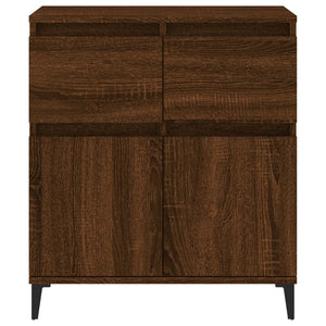 Credenza Rovere Marrone 60x35x70 cm in Legno Multistrato 819691