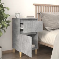 Comodini 2 pz Grigio Cemento 40x35x70 cmcod mxl 102298