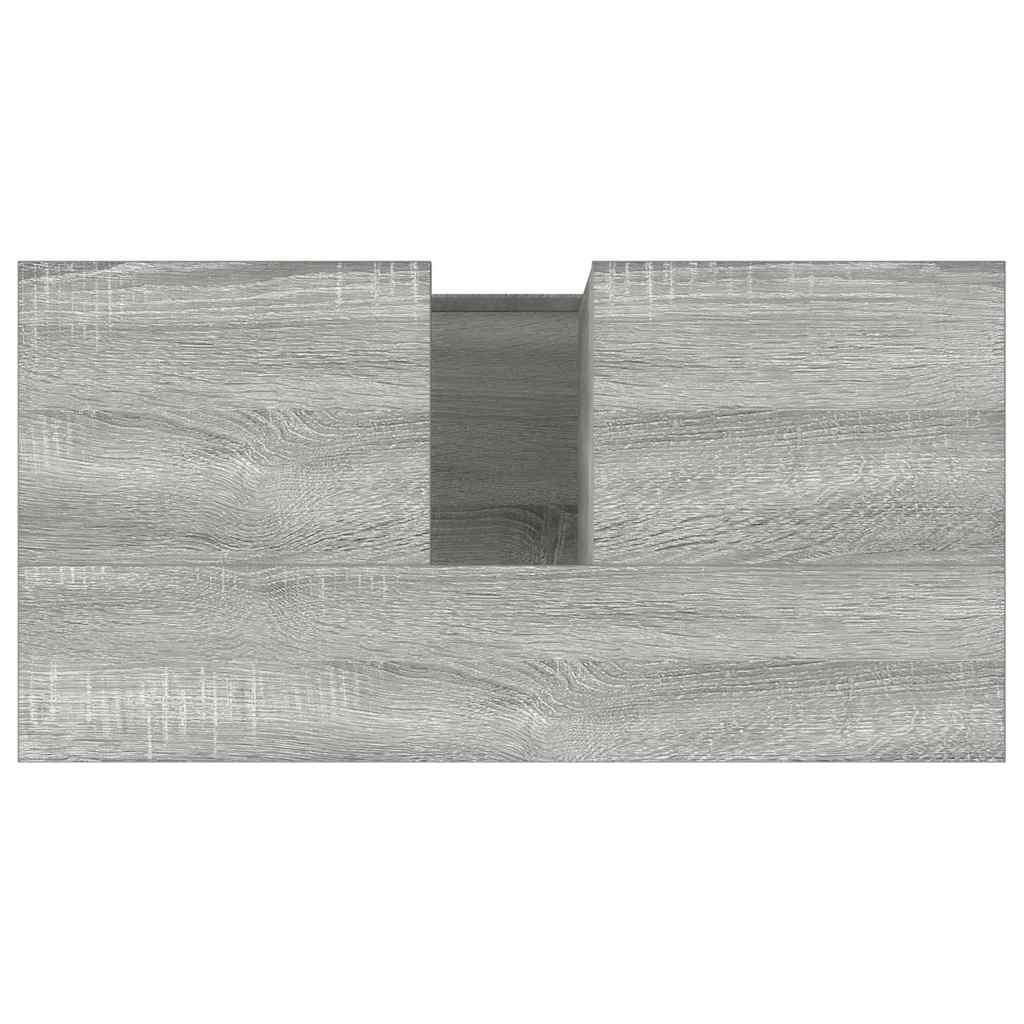 Armadietto Bagno Grigio Sonoma 65x33x60 cm in Legno Multistrato 819826