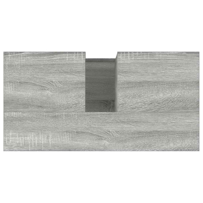 Armadietto Bagno Grigio Sonoma 65x33x60 cm in Legno Multistrato 819826