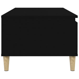 Tavolino da Salotto Nero 90x50x36,5 cm in Legno Multistrato 821109