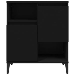 Credenza Nero 60x35x70 cm in Legno Multistrato 821149