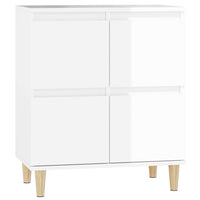 Credenza Bianco Lucido 60x35x70 cm in Legno Multistratocod mxl 102310