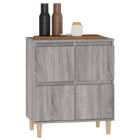 Credenza Grigio Sonoma 60x35x70 cm in Legno Multistrato 821162